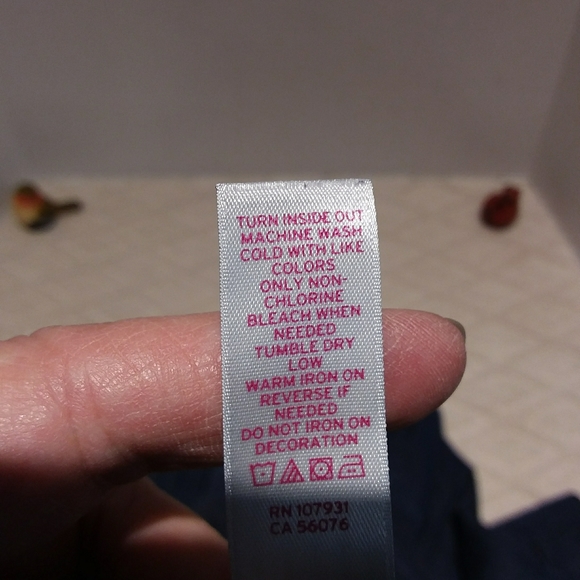 ⬇️Justice denim shirt with rhinestone collar - Picture 9 of 9